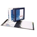Office Jansan | Avery 68037 11 in. x 8.5 in. 3 in. Capacity 3 Rings Framed View Heavy-Duty Binders - Black image number 4