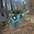 Outdoor Tools and Equipment | Makita XCU03PTX1 18V X2 (36V) LXT Brushless Lithium-Ion 14 in. Cordless Chain Saw / Angle Grinder Combo Kit with 2 Batteries (5 Ah) image number 7