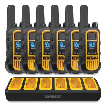 Dewalt DXFRS800-BCH6B 2W 22-Channel Two-Way Radios