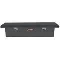 Crossover Truck Boxes | JOBOX PAC1357002 Aluminum Single Lid Low-Profile Full-size Crossover Truck Box (Black) image number 0