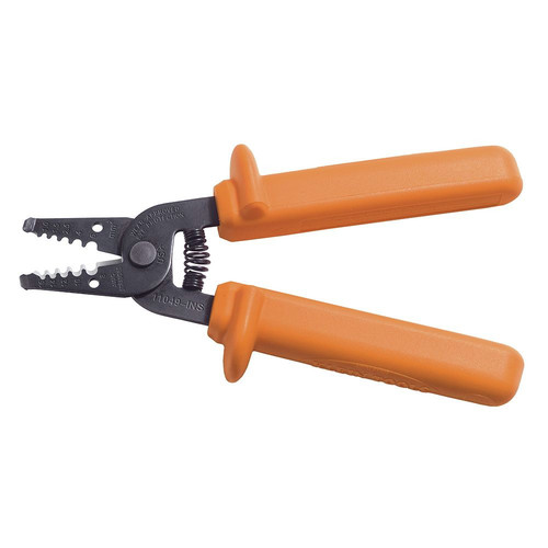 Cable and Wire Cutters | Klein Tools 11049-INS 8 - 16 AWG Stranded Wire Stripper/Cutter image number 0