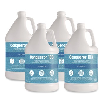 Fresh Products 1 gal. Bottle Conqueror 103 Odor Counteractant Concentrate - Tutti-Frutti (4/Carton)