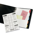 Office Jansan | Avery 11270 11.25 in. x 9.13 in. 5-Tab Insertable Dividers with Single Pockets - White (1-Set) image number 3