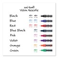 Pens | uni-ball 1734916 VISION Needle Fine 0.7 millimeter Stick Rollerball Pen - Assorted Ink/Barrel Colors (1-Set) image number 9