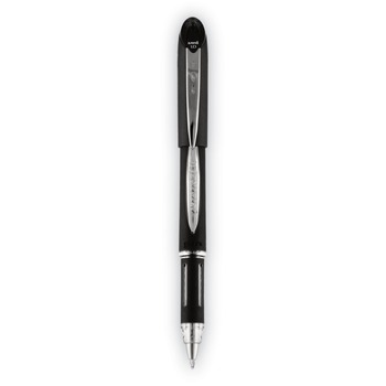 uni-ball Jetstream Bold 1 mm Hybrid Gel Pen - Black/Silver Barrel