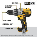 Hammer Drills | Dewalt DCD996B 20V MAX XR Lithium-Ion Brushless 3-Speed 1/2 in. Cordless Hammer Drill (Tool Only) image number 2