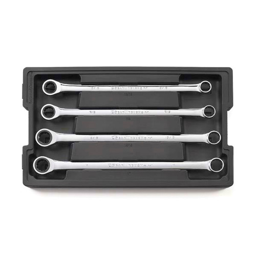 Box Wrenches | GearWrench 85996 4-Piece SAE XL GearBox Double Box Ratcheting Wrench Add-On Set image number 0