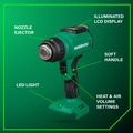 Heat Guns | Metabo HPT RH18DAQ4M 18V MultiVolt Compact Lithium-Ion Cordless Heat Gun (Tool Only) image number 4