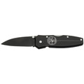 Knives | Klein Tools 44000-BLK 2-1/4 in. Lightweight Drop-Point Blade Knife - Black image number 0