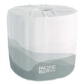 Cleaning & Janitorial Supplies | Georgia Pacific Professional 14580/01 1-Ply Pacific Blue Basic Bathroom Tissue - White (80/Carton) image number 2