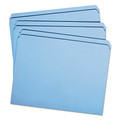 Office Jansan | Smead 12010 Colored File Folders with Reinforced 1/3-Cut Top Straight Tabs - Letter, Blue (100/Box) image number 1