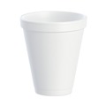 Cutlery | Dart 12J16 12 oz. Squat Foam Drink Cups - White (1000/Carton) image number 3
