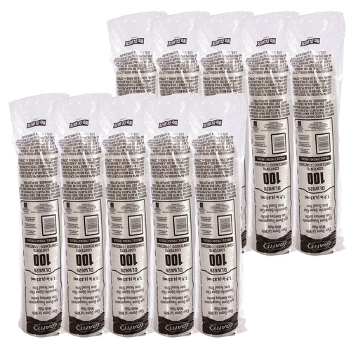 Cups and Lids | Dart DLW626 Open-Top Dome Lid for 16 oz. - 24 oz. Plastic Cups - Clear (1000/Carton) image number 0