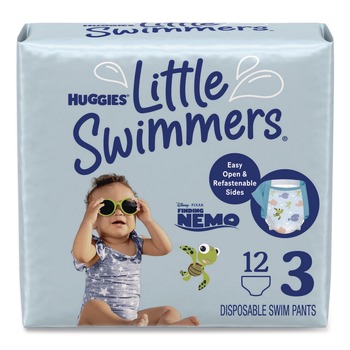Kimberly-Clark 16 lbs. to 26 lbs. Little Swimmers - Size 3 (8/Carton)