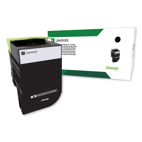 Ink & Toner | Lexmark 80C0XKG 8000 Page-Yield TAA Compliant Return Program High-Yield Toner - Black image number 0