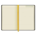 Office Jansan | TOPS 56874 Idea Collective 5.5 in. x 3.5 in. Hardcover Journal with Elastic Closure - Wide/Legal, Black Cover/Yellow Pad (90 Sheets/Book) image number 1