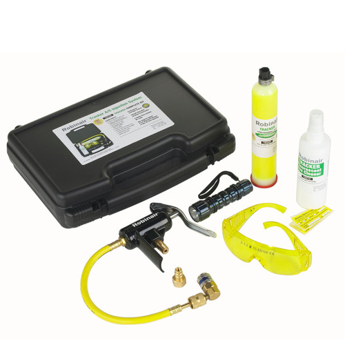 Air Conditioning Recovery Recycling Equipment | Robinair 16235 UltraViolet Teacker A/C Leak Detection and Injection System Kit image number 0