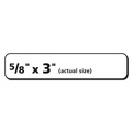 Office Jansan | Avery 06577 Durable 0.63 in. x 3 in. Permanent ID Labels with TrueBlock Technology - White (32/Sheet, 50-Sheet/Pack) image number 1