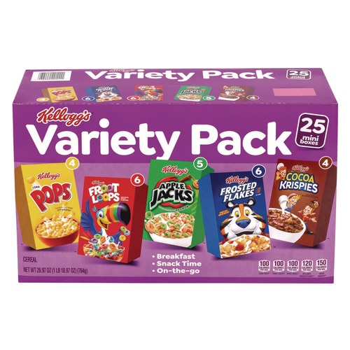 Snacks | Green Rabbit 0038000291111 Cereal Assortment Pack - Assorted Flavors (25/Carton) image number 0