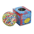 Office Jansan | ACCO A7072155 3.25 in. Diameter Assorted Gauges Rubber Band Ball - Size 34 Assorted Colors image number 0