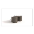 Office Desks & Workstations | Alera AE1NZK-UF3060FF TOM 60 in. x 30 in. x 29 in. Seville Series Double Pedestal Desk - Walnut image number 1