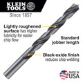 10% off Klein Tools | Klein Tools 53109 118-Degree Regular Point 13/64 in. High-Speed Drill Bit image number 1