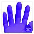 Disposable Gloves | Ansell 50603 6 mil Thick 12 in. Long Powder-Free PURPLE NITRILE Exam Gloves - Large, Purple (500/Carton) image number 4