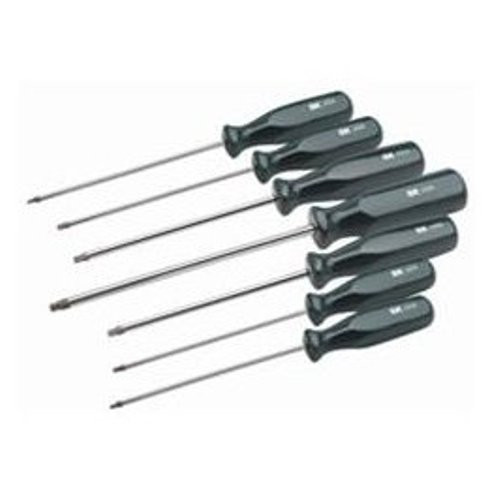 Screwdrivers | SK Hand Tool 86333 7-Piece CushionGrip TORX Screwdriver Set image number 0