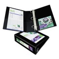 Office Jansan | Avery 68037 11 in. x 8.5 in. 3 in. Capacity 3 Rings Framed View Heavy-Duty Binders - Black image number 0