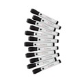 Markers | U Brands 3284U00-12 U-Defense Antimicrobial Broad Chisel Tip Dry-Erase Markers - Black (12/Pack) image number 1