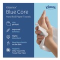 Paper Towels and Napkins | Kleenex 25639 1-Ply 7.5 in. x 700 ft. Hard Roll Paper Towels with Premium Absorbency Pockets - White with Gray Core (6/Carton) image number 10