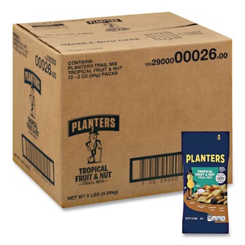 Planters 2 oz.Bag Tropical Fruit and Nut Trail Mix (72/Carton)