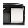 Paper Towels and Napkins | Scott 9604 11.1 in. x 6 in. x 7.63 in. Essential Coreless SRB Tissue Dispenser - Black image number 5