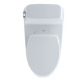 Toilets | TOTO MS854114EL#01 Eco UltraMax One-Piece Elongated 1.28 GPF Toilet (Cotton White) image number 5