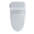 Toilets | TOTO MS854114EL#01 Eco UltraMax One-Piece Elongated 1.28 GPF Toilet (Cotton White) image number 5