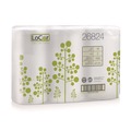 Cleaning & Janitorial Supplies | LoCor 26824 2-Ply High-Capacity Bath Tissue - White (18 Rolls/Carton) image number 1