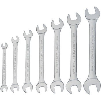 CRAFTSMAN TOOLS | Craftsman CMMT44188 Metric Standard Open End Wrench Set (7-Piece)