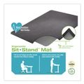  | Deflecto CM24242BLKSS Ergonomic 53 in. x 45 in. Sit Stand Mat - Black image number 4