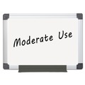 White Boards | MasterVision MA0312170MV 24 in. x 36 in. Aluminum Frame Value Melamine Dry Erase Board - White image number 1
