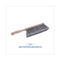 Cleaning Cloths | Boardwalk BWK5408 4.5 in. Brush 3.5 in. Tan Plastic Handle Polypropylene Counter Brush - Gray image number 3