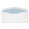 Office Jansan | Quality Park QUA21412 4.13 in. x 9.5 in. #10, Bankers Flap, Gummed Closure, Window Envelope - White (500/Box) image number 3