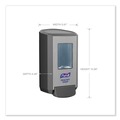 Hand Soaps | PURELL 5134-01 CS4 4.88 in. x 8.8 in. x 11.38 in. Push-Style Soap Dispenser - Graphite (1/Carton) image number 4