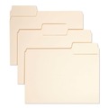 Office Jansan | Smead 10301 1/3-Cut Tabs Assorted Letter Size 0.75 in. Expansion 11-pt SuperTab Top Tab File Folders - Manila (100/Box) image number 0