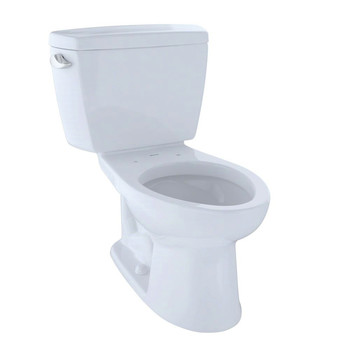 TOTO Drake Elongated Two Piece Toilet (Cotton White)