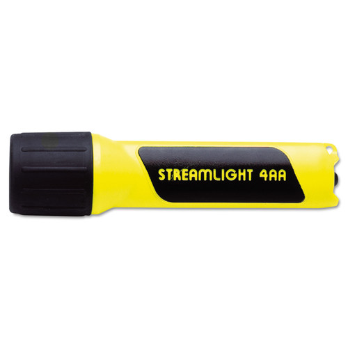 Flashlights | Streamlight 68201 ProPolymer White LED Box and (4) AA Alkaline Batteries - Yellow image number 0