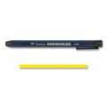 Pens | Tombow 51534 4.4 millimeter Wax-Based Marking Pencil - Yellow Wax/Navy Blue Barrel (10/Box) image number 3