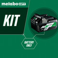 Batteries | Metabo HPT 371751M MultiVolt 36V/18V 2.5 Ah/5 Ah Lithium-Ion Battery image number 4