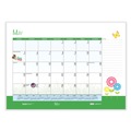 Calendars & Planners | House of Doolittle 139 22 in. x 17 in. 12-Month (Jan to Dec): 2026 Recycled Desk Pad Calendar - Illustrated Seasons Artwork, Black Binding/Corners image number 9