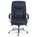 Office Jansan | La-Z-Boy 48957 20 in. to 23 in. Seat Height Commercial 2000 High-Back Executive Chair, Supports 300 lb - Black/Silver Base image number 1
