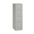 Office Filing Cabinets & Shelves | Alera 26125 15 in. x 22 in. x 52 in. Letter-Size Four-Drawer Economy Vertical File - Light Gray image number 0